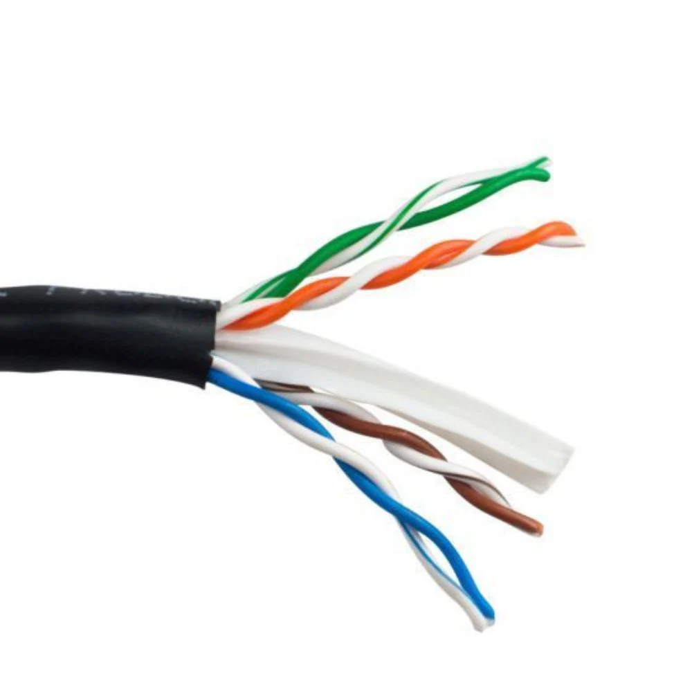 SCP CAT6A Unshielded UTP Cable Plenum - Black (1000' Spool) | SCP-CAT6A-P-BK