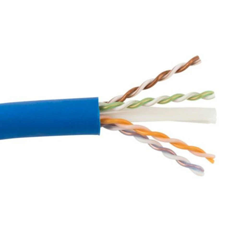 SCP CAT6A Unshielded UTP Cable Plenum - Blue (1000' Spool) | SCP-CAT6A-P-BL