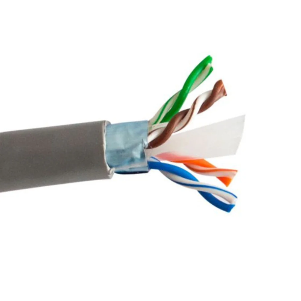 SCP CAT6 Shielded F/UTP Enhanced Cable PVC - Gray (1000' Spool) | SCP-CAT6SH-GY