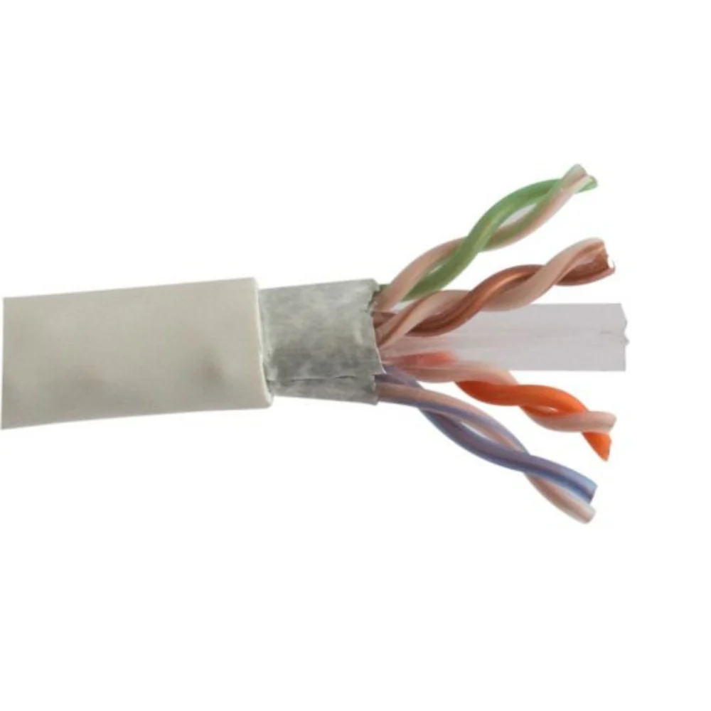 SCP CAT6 Shielded F/UTP Enhanced Cable Plenum - White (1000' Spool) | SCP-CAT6SHP-WT