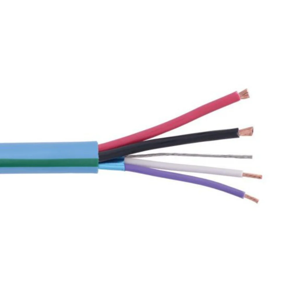 SCP Lutron Grafix Eye Systems Cable PVC - Blue w/ Green Stripe (1000' HD Box) | SCP-LUT-GREEN-HDBX