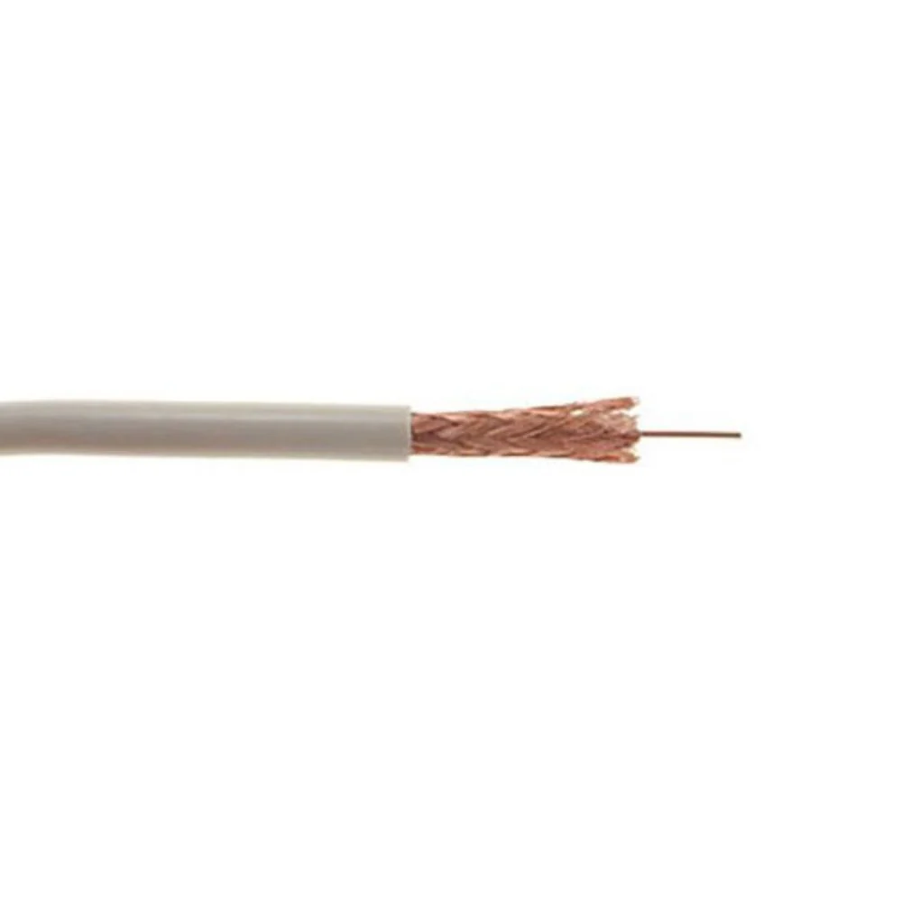 SCP RG59/U Coaxial Cable FR-PVC - White (1000' Reel in Box) | SCP-RG59/U95-WT