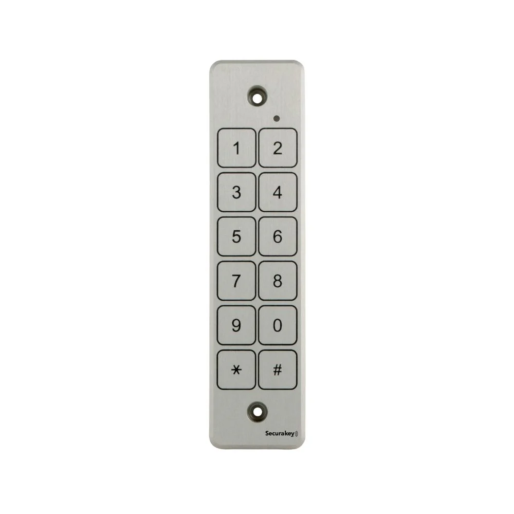SecuraKey Piezo Keypad, Mullion 26-bit Wiegand Output | SKY-SK-KPM