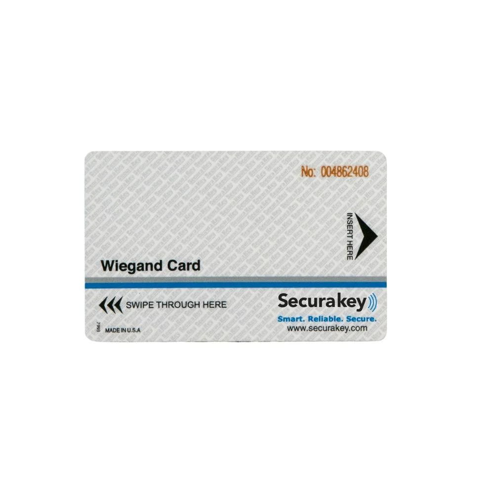 SecuraKey 37-mil Wiegand Card (Pack of 100) | SKY-WCCI-11-XXXXXXXX-100
