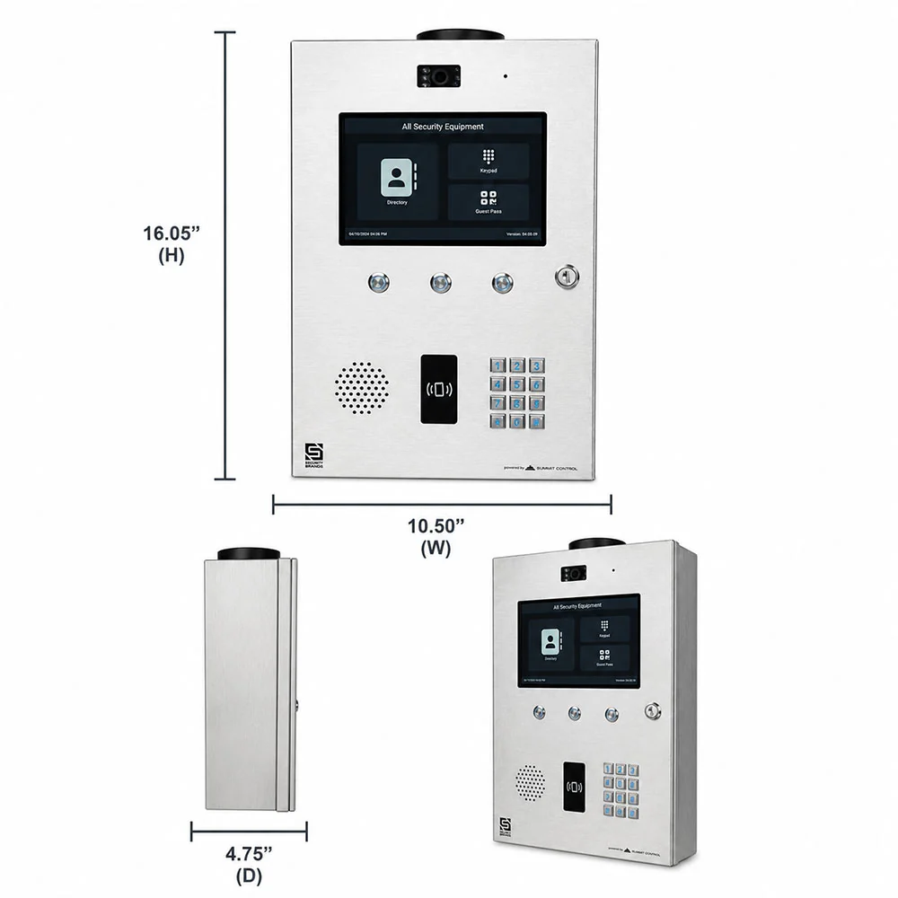 Security Brands Ascent M8 - Cellular Multi-Tenant Entry System with 8-inch Touchscreen | SEC-16-M8 - Image 4