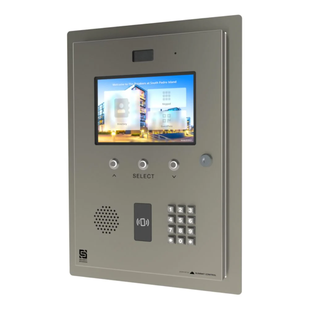 Security Brands 16-M8REC Ascent M8 Recess Mount – Cellular Multi-Tenant Entry System