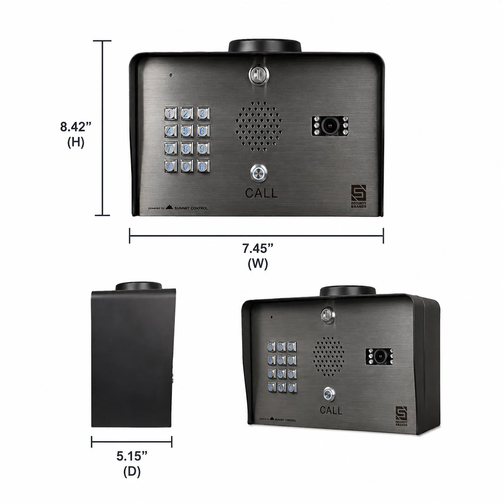Security Brands Ascent X1 - Cellular Telephone Entry System with Keypad | SEC-16-X1 - Image 4