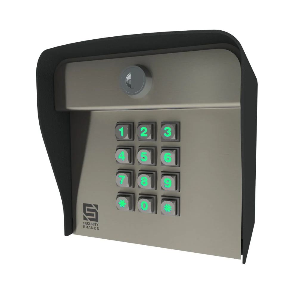Security Brands Advantage ONE – 1,000-Code Keypad with Smart LEDs – Post Mount | SEC-26-1000 - Image 2