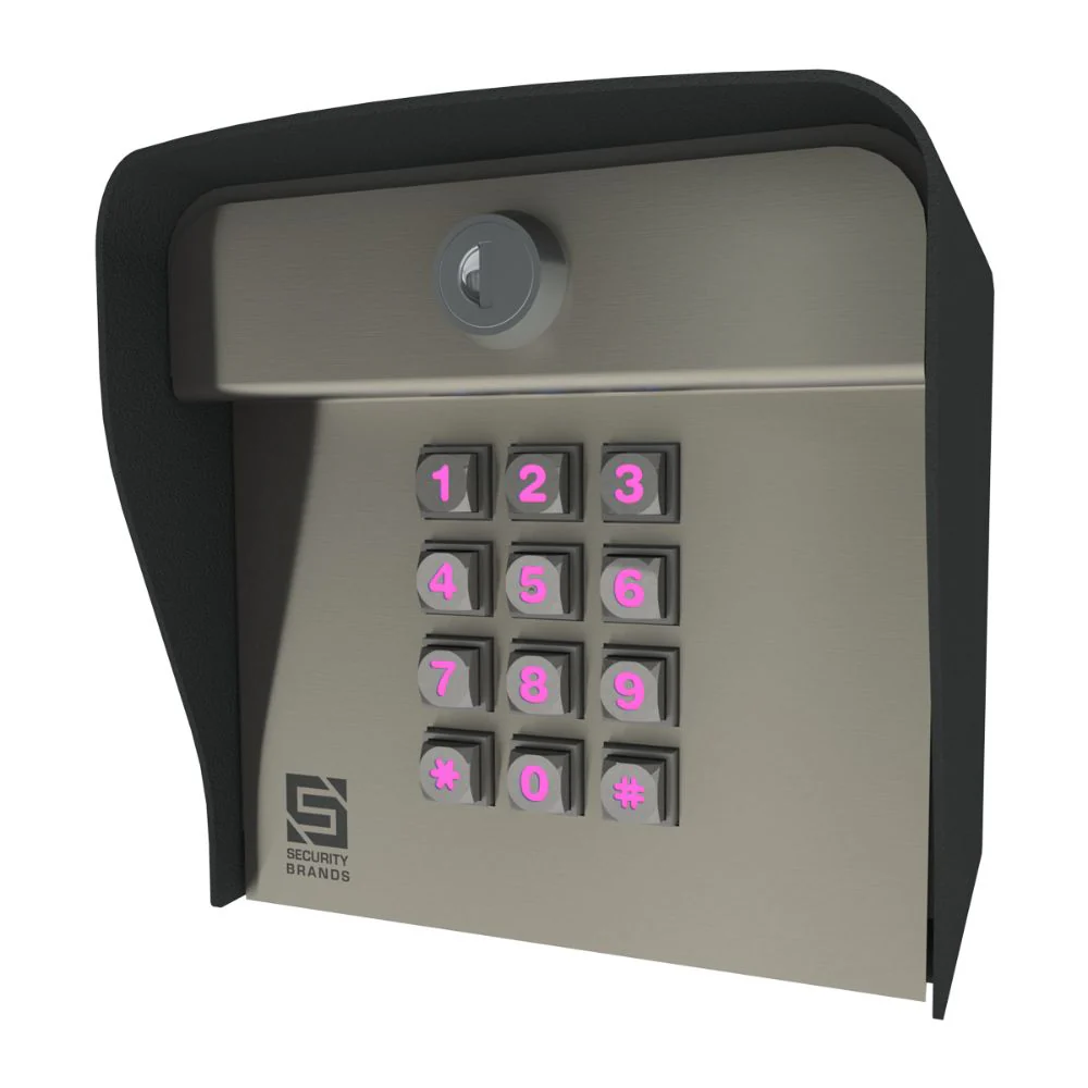Security Brands Advantage ONE Keypad w/ Intercom (Post Mount) | SEC-26-1000I - Image 2