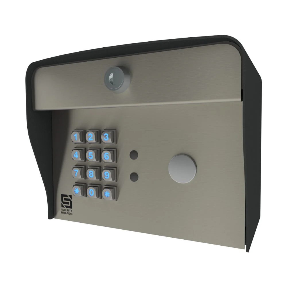 Security Brands Advantage ONE Keypad w/ Knox Cutout (Post Mount) | SEC-26-1000K
