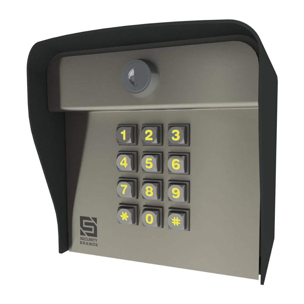 Security Brands Advantage ONE Keypad w/ Knox Cutout (Post Mount) | SEC-26-1000K - Image 3