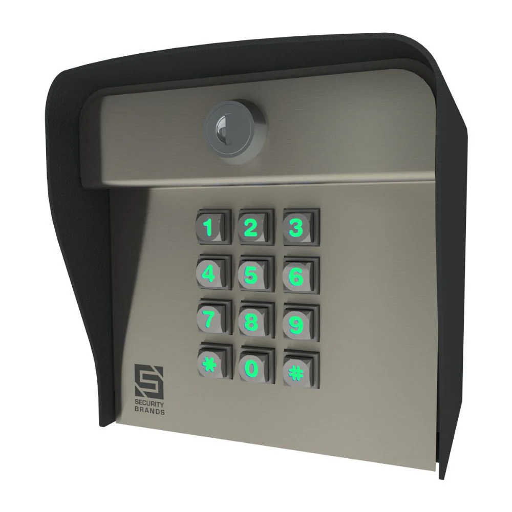 Security Brands Advantage ONE Keypad w/ Knox Cutout (Post Mount) | SEC-26-1000K - Image 5