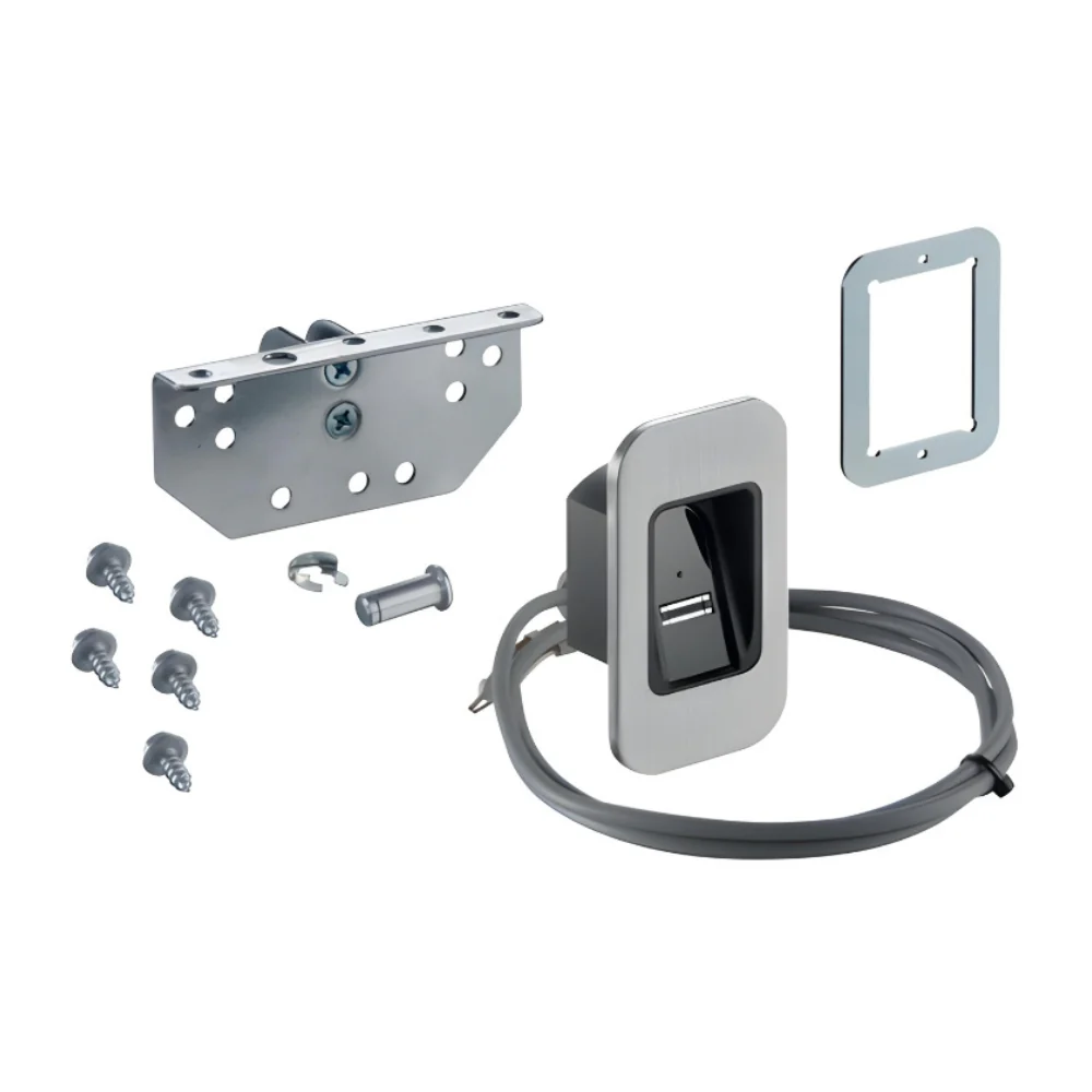 SOMMER YS11614-00003 ENTRAsys+ In-Section Set Stainless Steel Fingerprint Scanner
