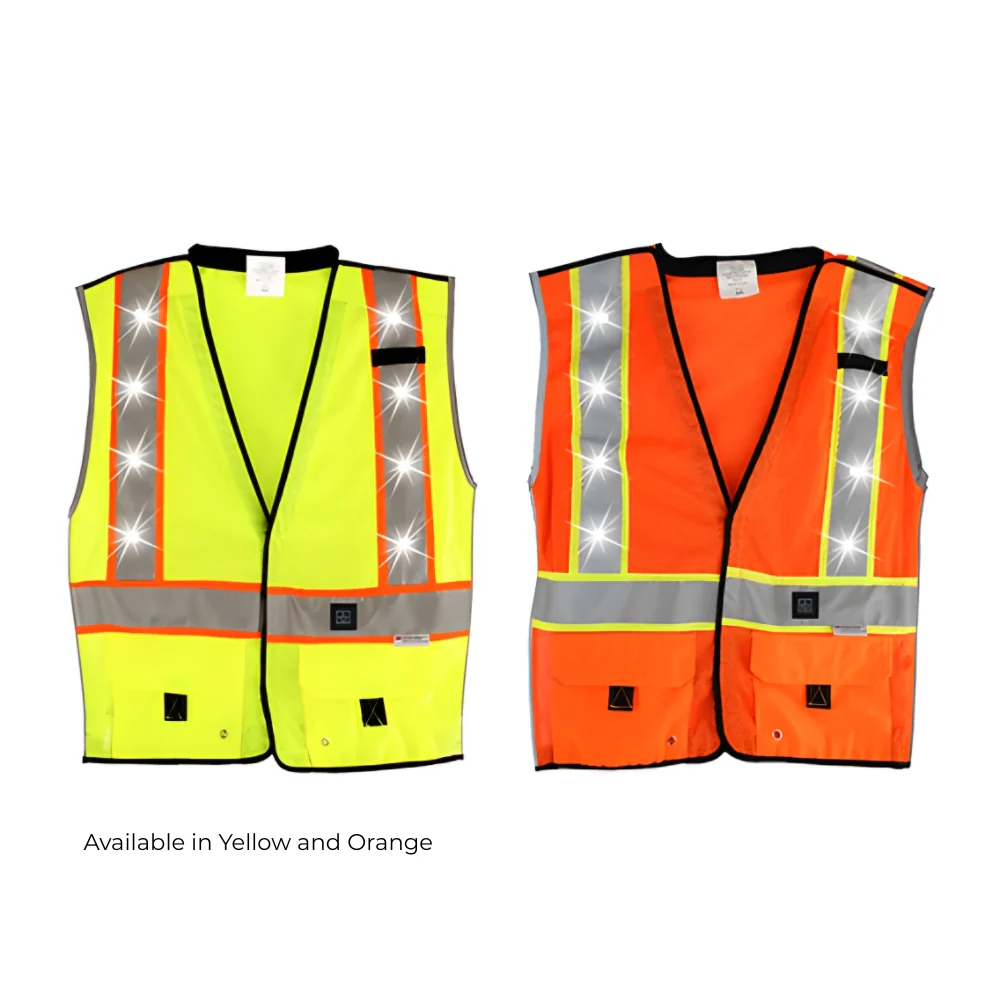 Stop-Lite ANSI Class 2 LED Tear Away Safety Vest - Image 3