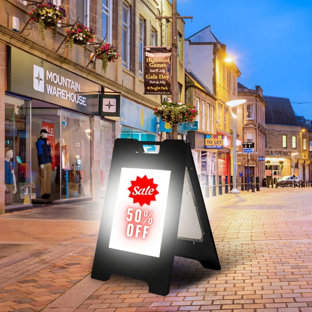 Stop-Lite AP-51 LED A-Frame Sign - Image 5