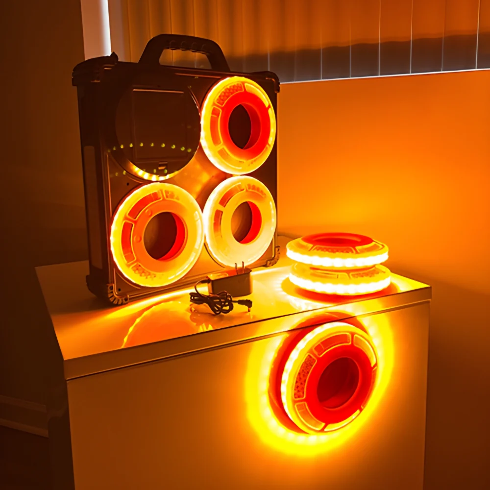 Stop-Lite AP-61 Cone Ring LED Light with Case (Pack of 6) - Image 10