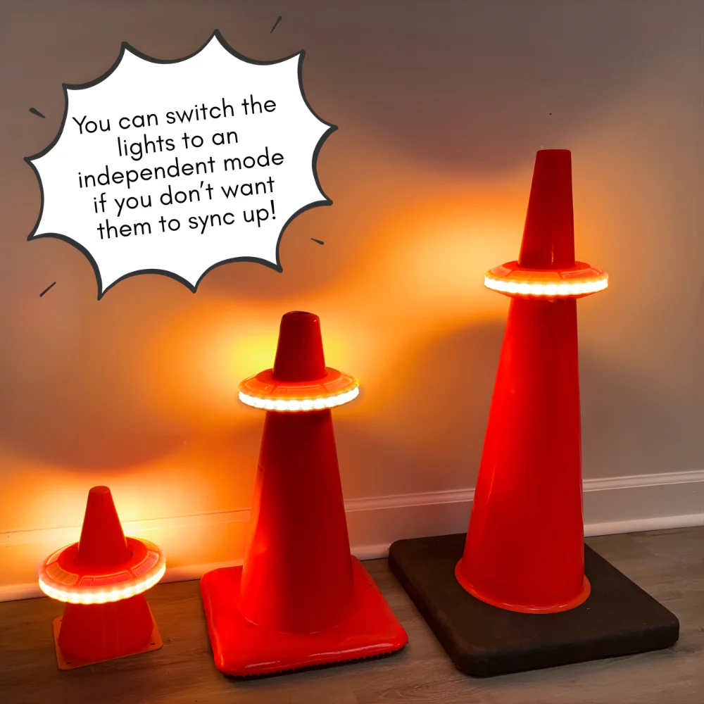 Stop-Lite AP-61 Cone Ring LED Light with Case (Pack of 6) - Image 9