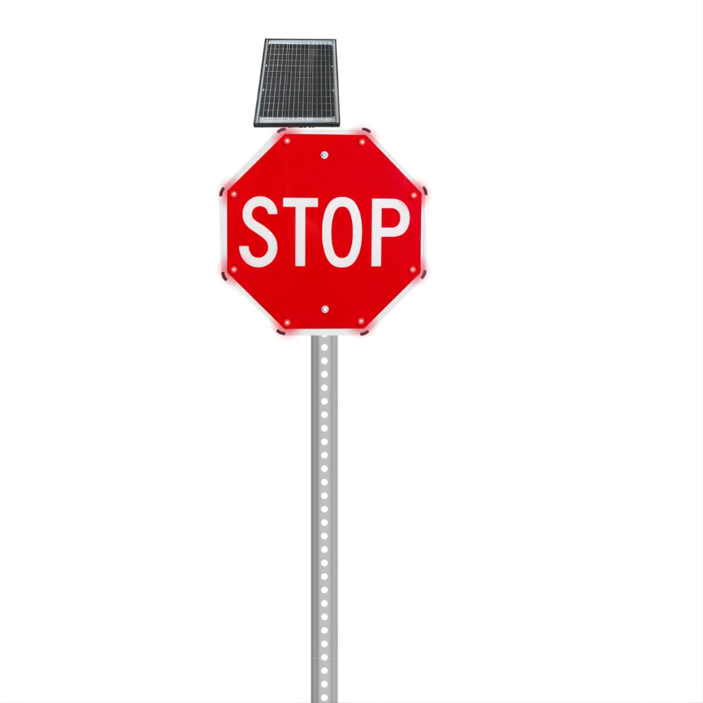 Stop-Lite R1-1 Solar Stop Sign - Image 2