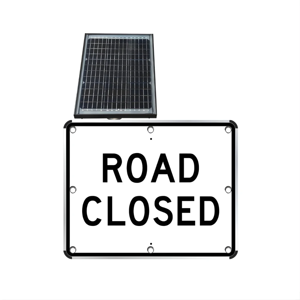 Stop-Lite R11-2 Solar LED Road Closed Sign