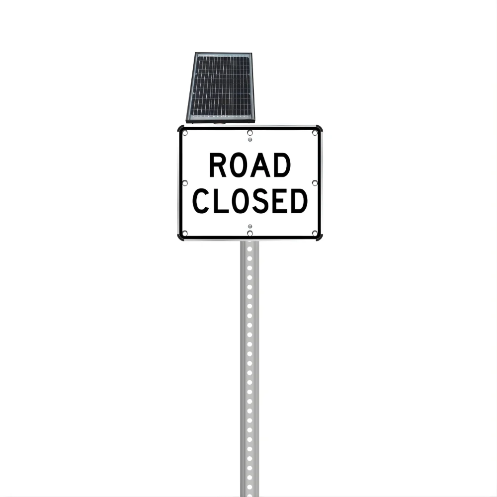 Stop-Lite R11-2 Solar LED Road Closed Sign - Image 2