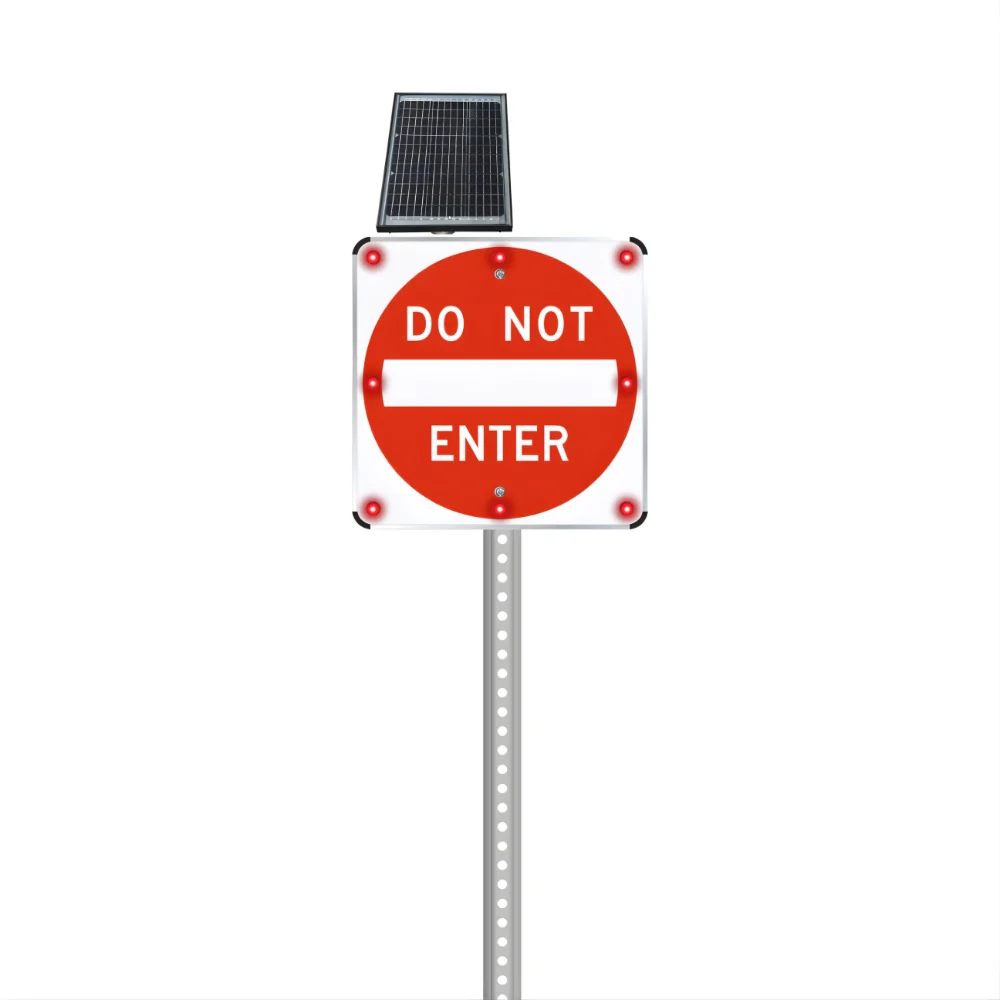 Stop-Lite R5-1 Solar LED Do Not Enter Sign - Image 2