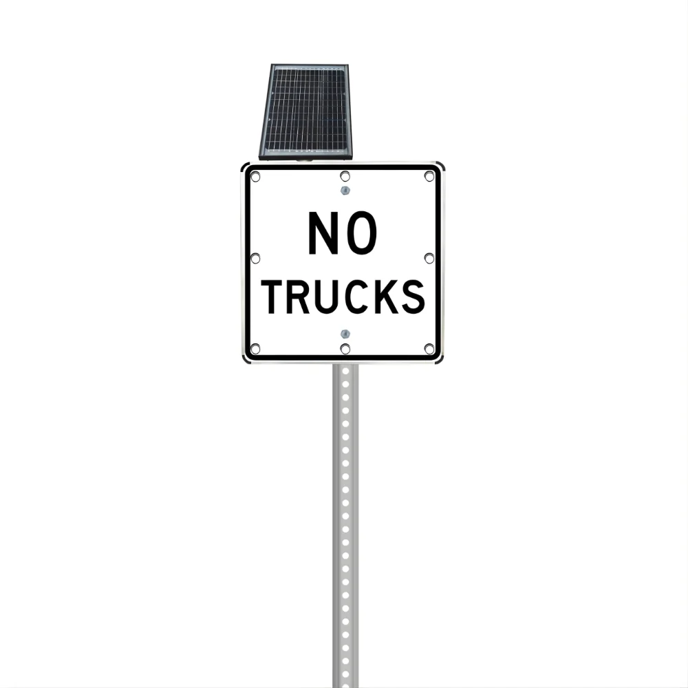 Stop-Lite R5-2a Solar LED No Trucks Sign - Image 2