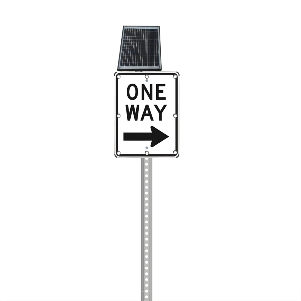 Stop-Lite R6-2R Solar LED One-Way Right Sign - Image 2