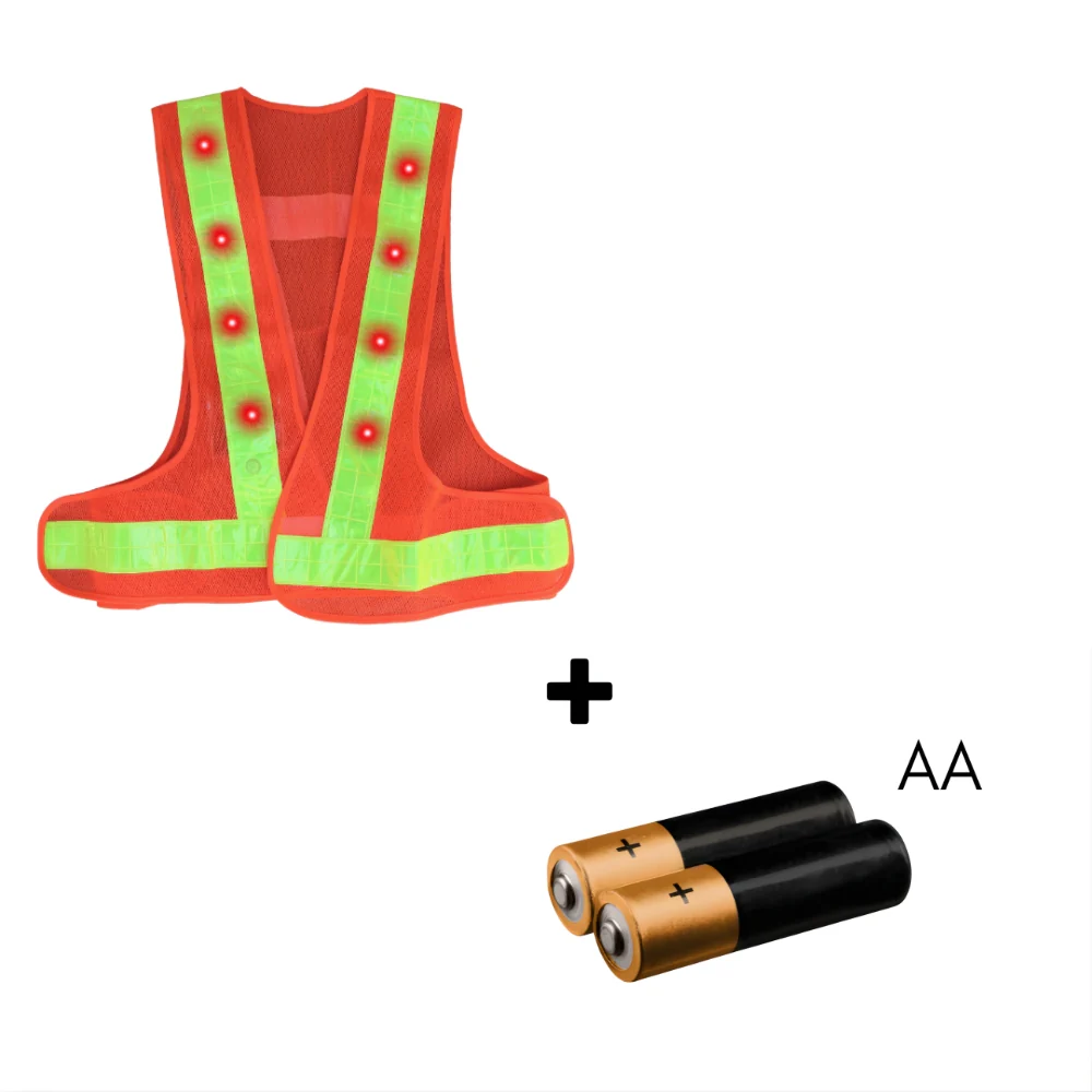 Stop-Lite VE-11C00 Crossing Guard LED Safety Vest - Image 3