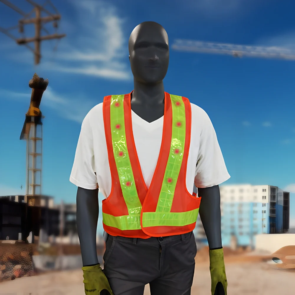 Stop-Lite VE-11C00 Crossing Guard LED Safety Vest - Image 7