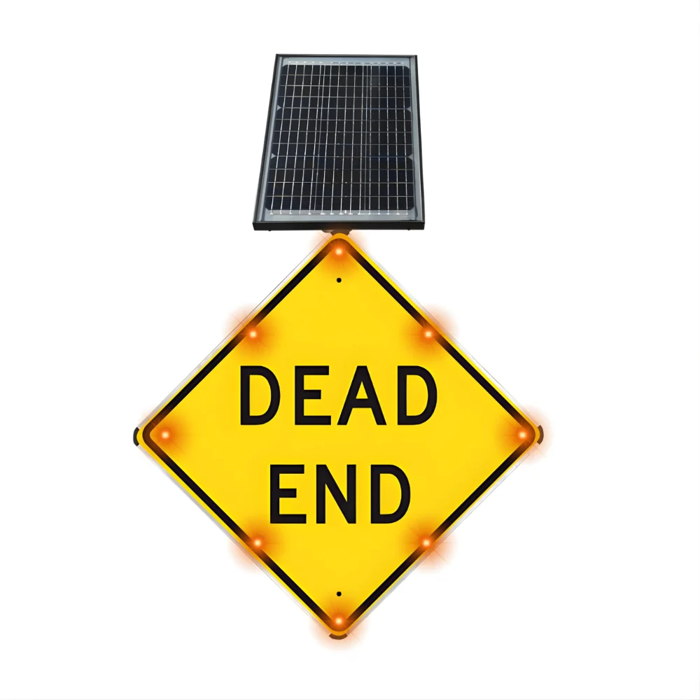 Stop-Lite W14-1 Solar LED Dead End Sign