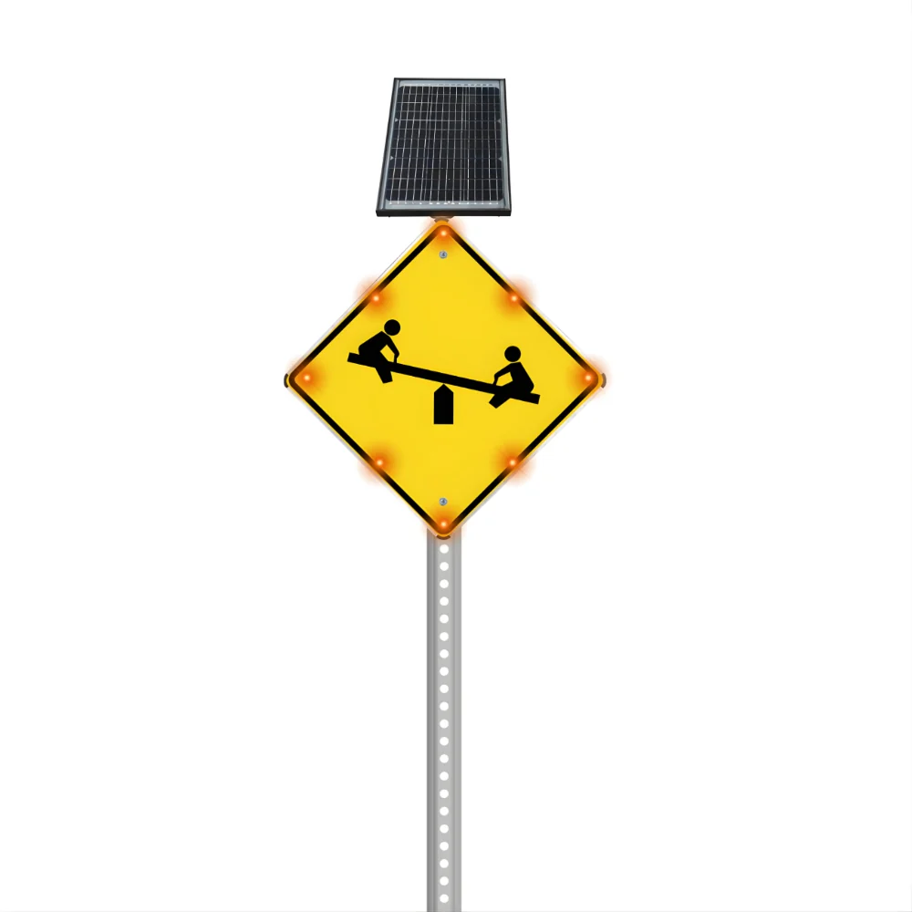 Stop-Lite W15-1 Solar LED Playground Sign - Image 2