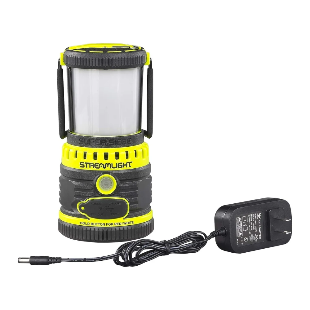 Streamlight Super Siege® Work Lantern with International AC Charger (Yellow) | KLL-44946 - Image 2