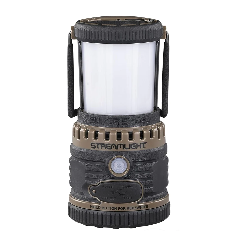 Streamlight Super Siege® Work Lantern with International AC Charger (Coyote) | KLL-44948