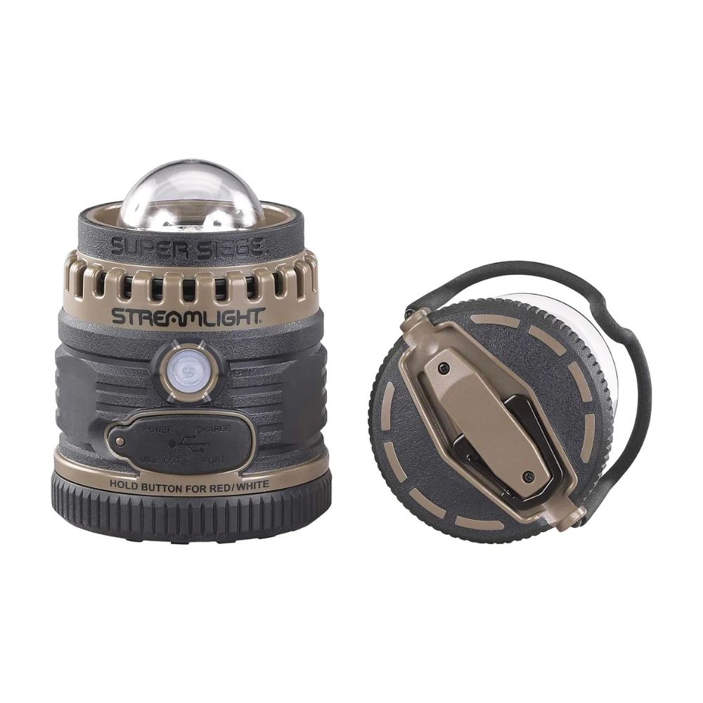 Streamlight Super Siege® Work Lantern with International AC Charger (Coyote) | KLL-44948 - Image 2