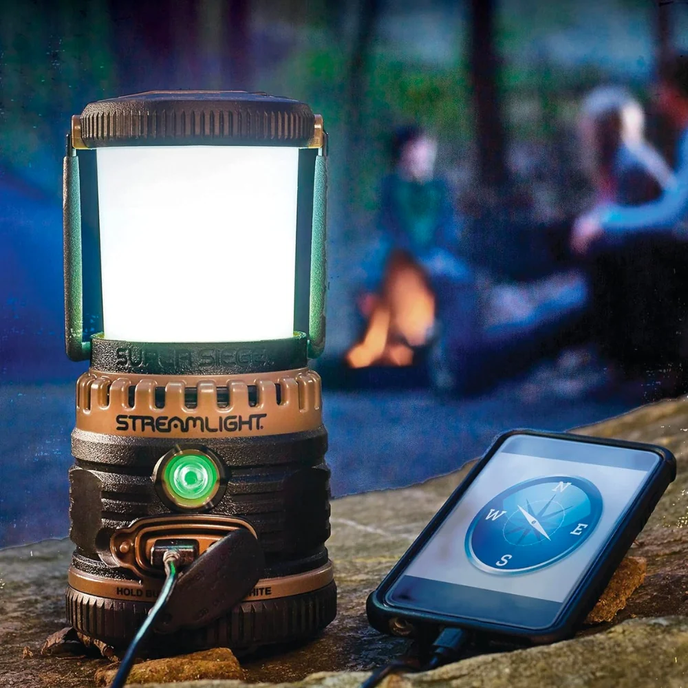 Streamlight Super Siege® Work Lantern with International AC Charger (Coyote) | KLL-44948 - Image 4