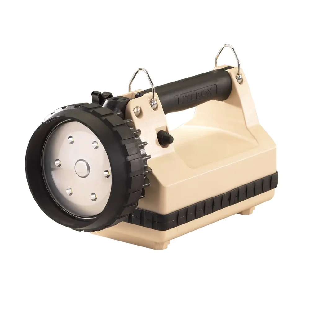 Streamlight E-Flood® LiteBox® Flood Beam Lantern with Power Failure System - IEC Type G - 240V (Beige) | KLL-STRE-45819