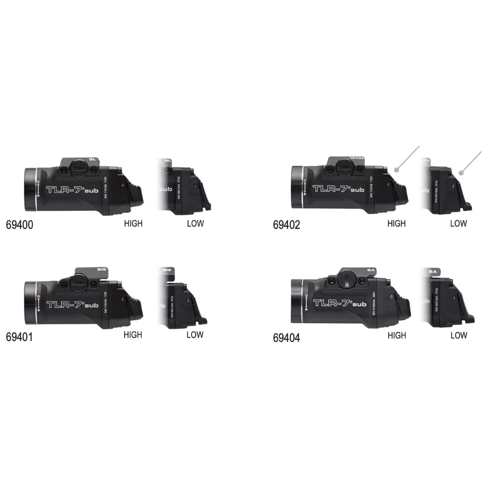 Streamlight TLR-7 Sub® Gun Light for Sig Sauer P365 (Black) | KLL-STRE-69401 - Image 5