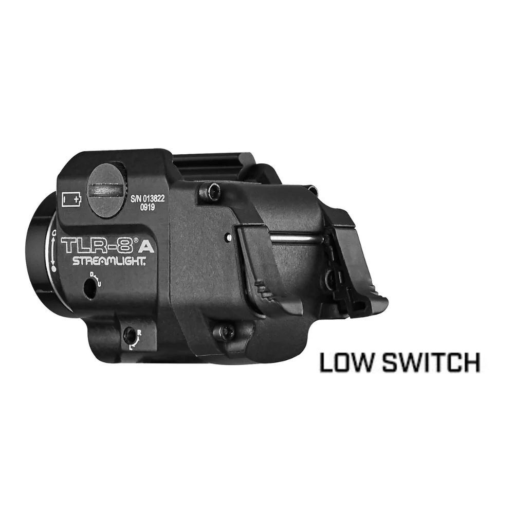 Streamlight TLR-8® A Low Switch Rail Mounted Light with Red Laser | KLL-STRE-69412