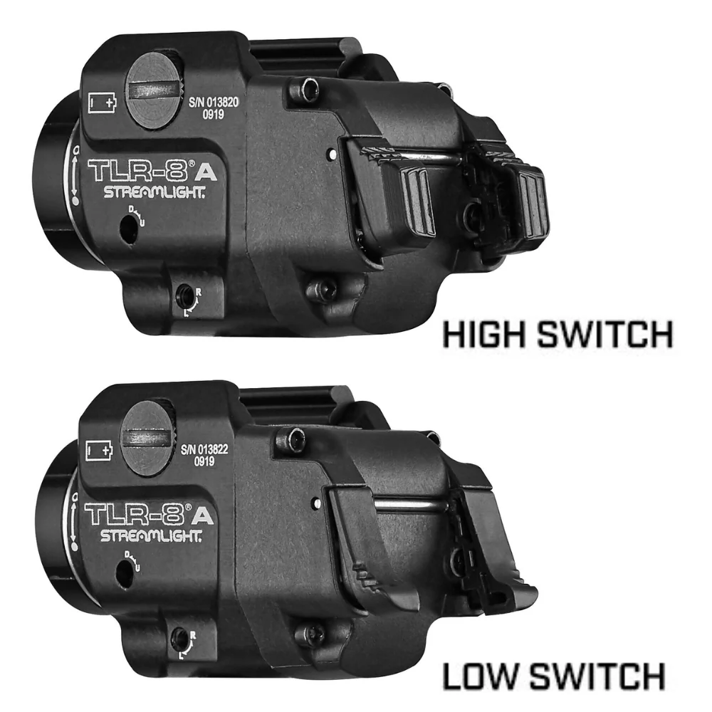 Streamlight TLR-8®A Flex Rail Mounted Light with Red Laser | KLL-STRE-69414