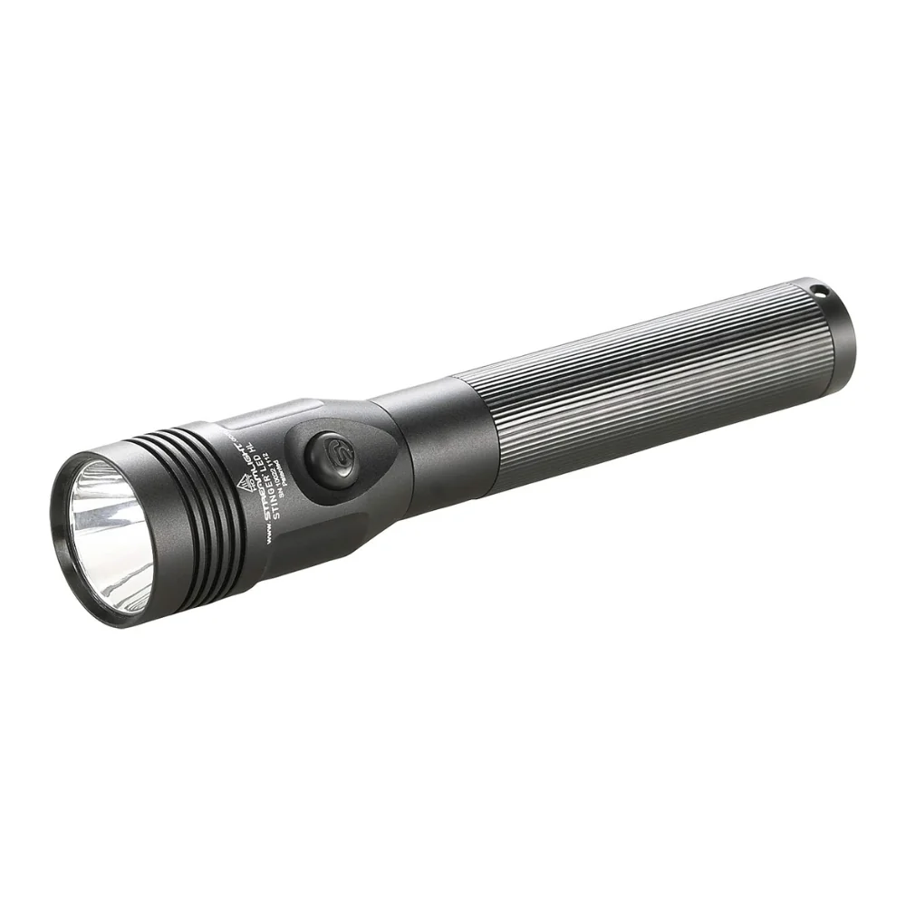 Streamlight Stinger LED HL® Rechargeable Flashlight with Charger and 2 Holders (Black) | KLL-75430