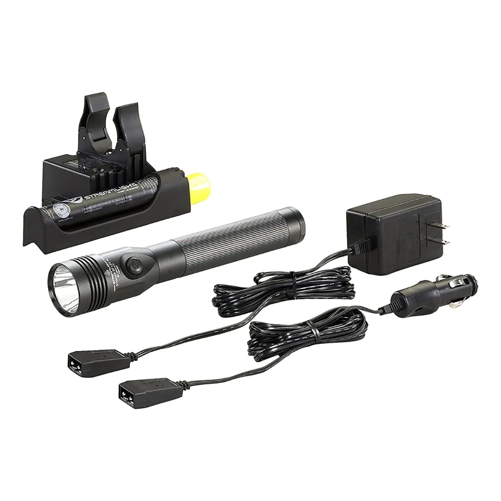 Streamlight Stinger DS LED HL® Flashlight with AC/DC Piggyback Charger (Black) | KLL-75458
