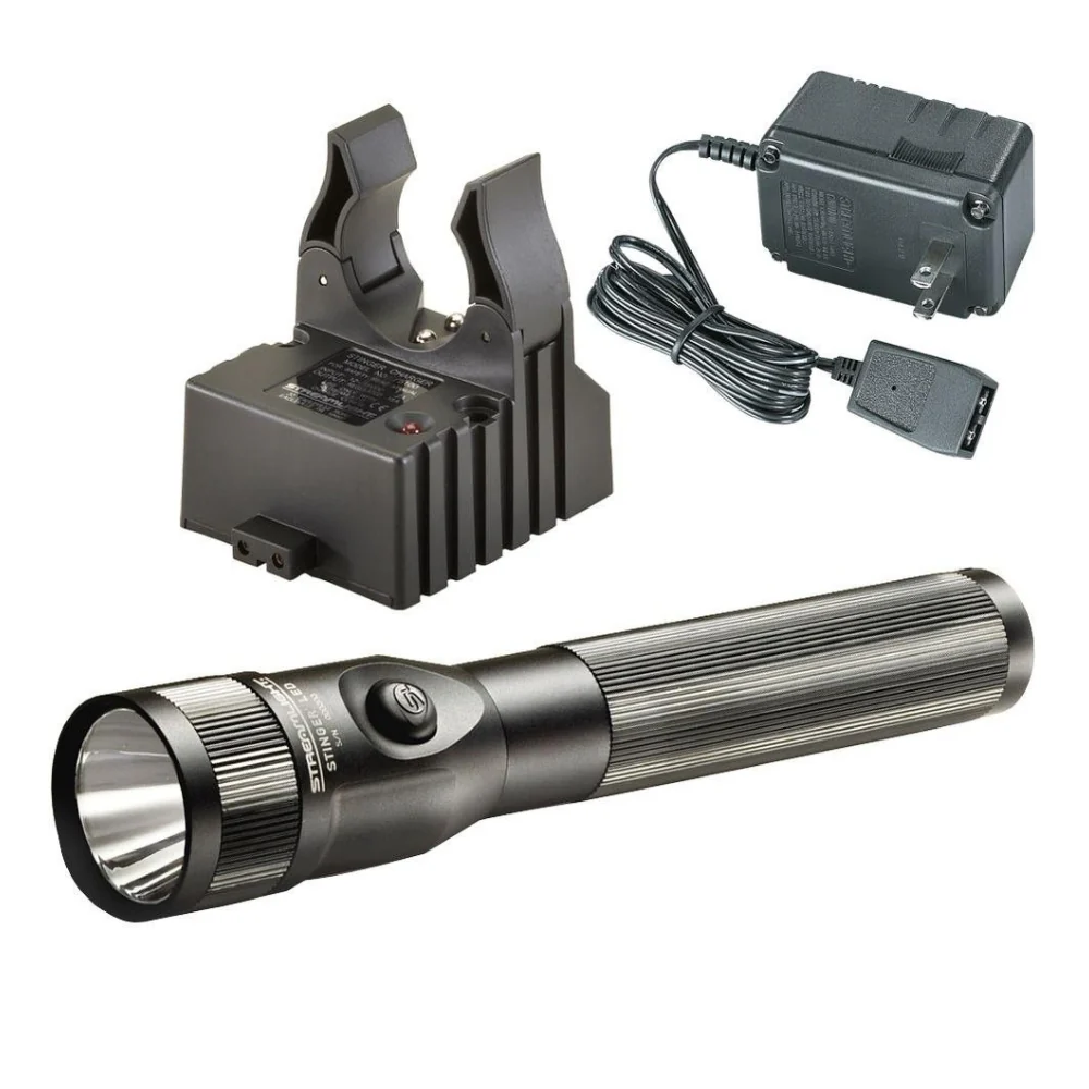 Streamlight Stinger® LED Flashlight with 120V AC Smart Charger (Black) | KLL-75711 - Image 2