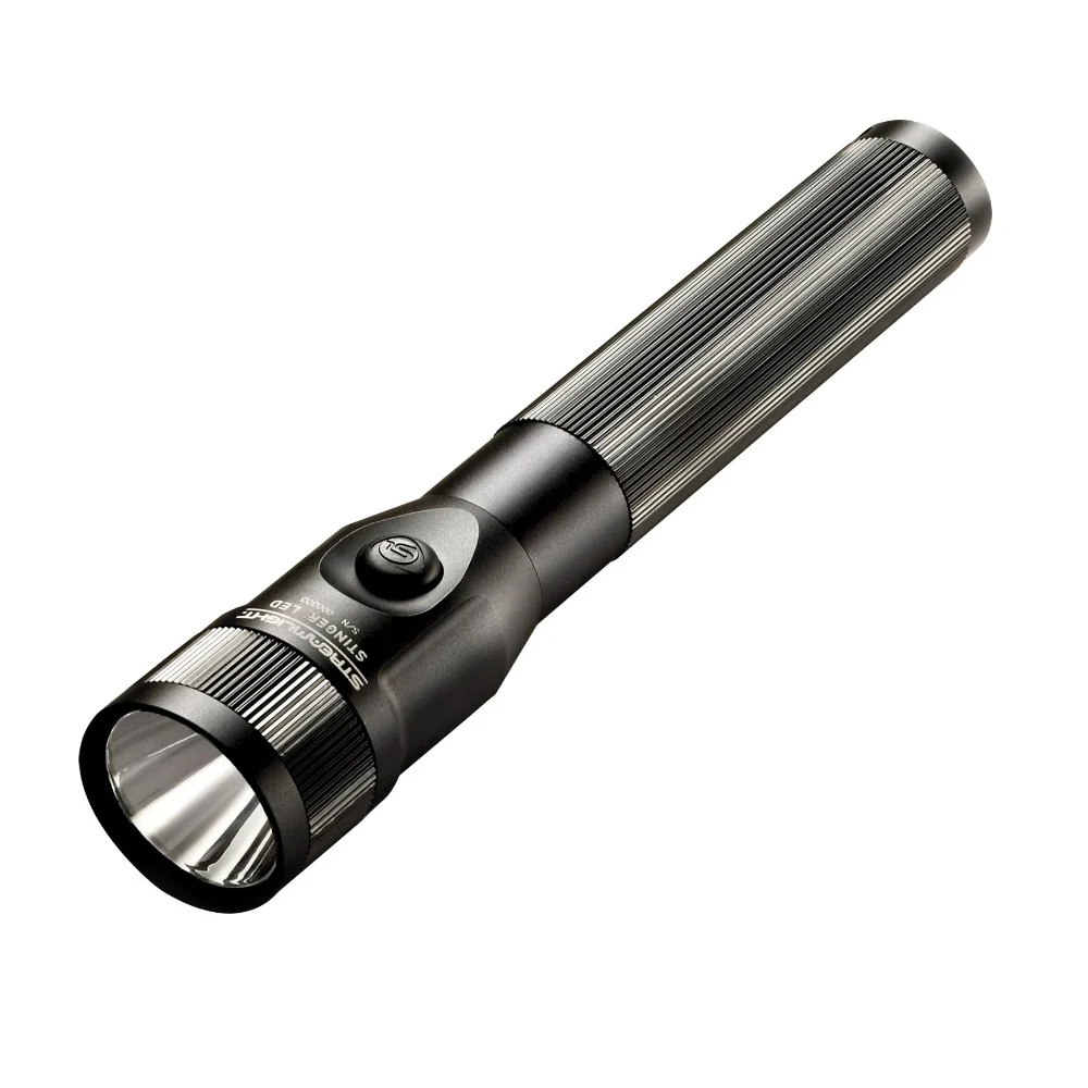 Streamlight Stinger® C4 LED Flashlight with AC Piggyback Charger Holder (Black)| KLL-75733