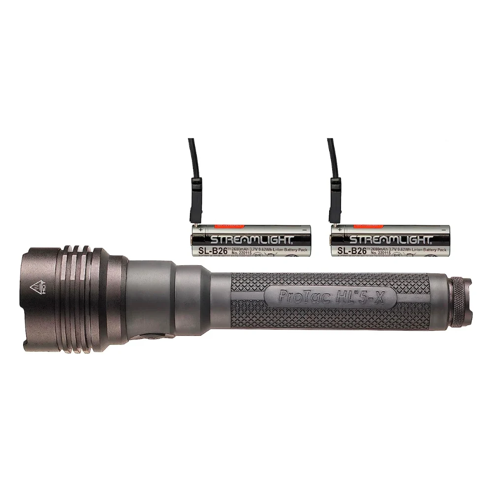 Streamlight ProTac HL® 5-X USB Flashlight with Cord and Wrist Lanyard - Box (Black) | KLL-STRE-88081