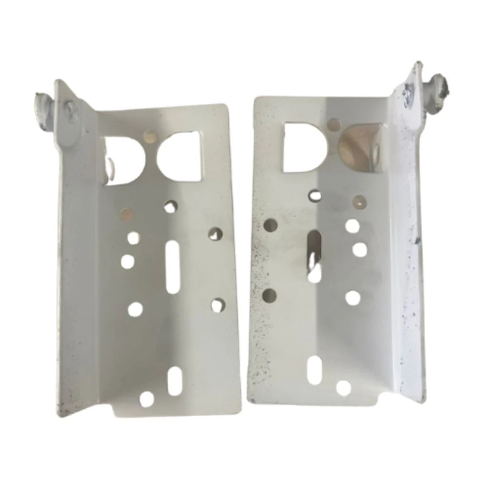 THP Pair of Residential Bottom Brackets - White | THP-WA-BRK-01