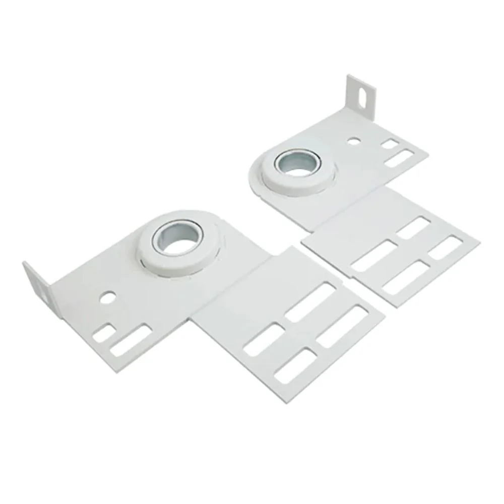 THP Pair - Residential End Bearing Plates (3 3/8") - White | THP-WA-BRK-06