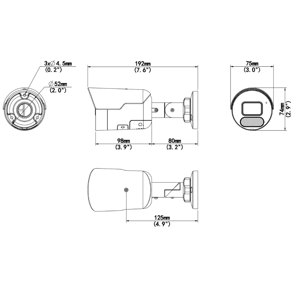 UNV IPC2124SB-ADF28KMC-I1 4MP Tri-guard Bullet Network Camera (2.8mm Focal) - Image 6