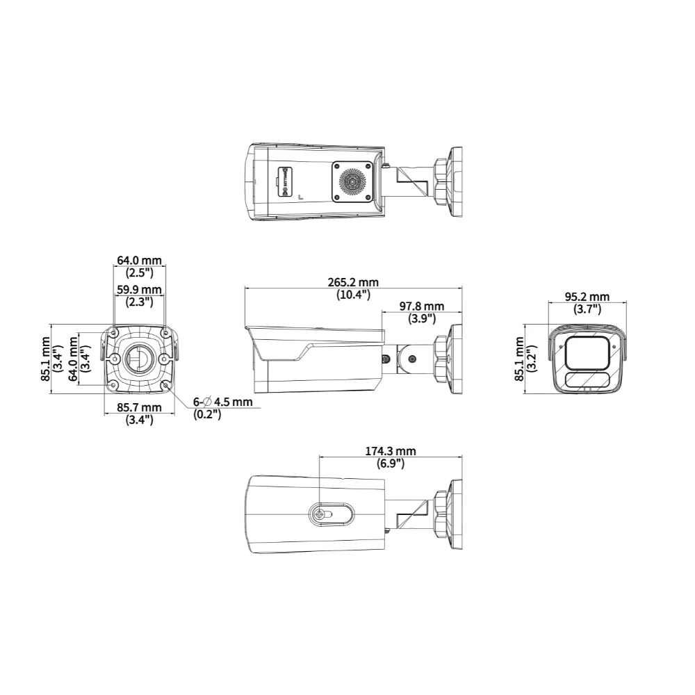 UNV IPC2B14SE-ADZKMC-WP-I1 4MP Tri-Guard VF Bullet Network Camera - Image 4