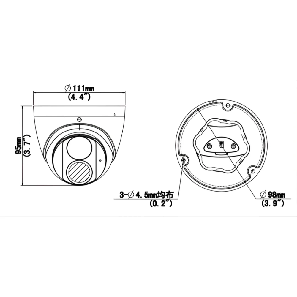 UNV IPC3615SR-ADF28KM-H 5MP HD WDR Fixed IR Eyeball Network Camera (2.8mm Focal) - Image 4