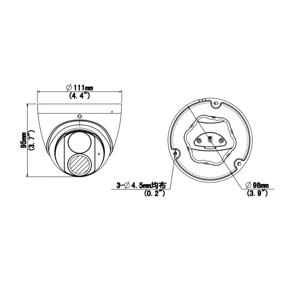UNV IPC3618SR-ADF28KM-H 8MP WDR Fixed IR Eyeball Network Camera (2.8mm Focal) - Image 4